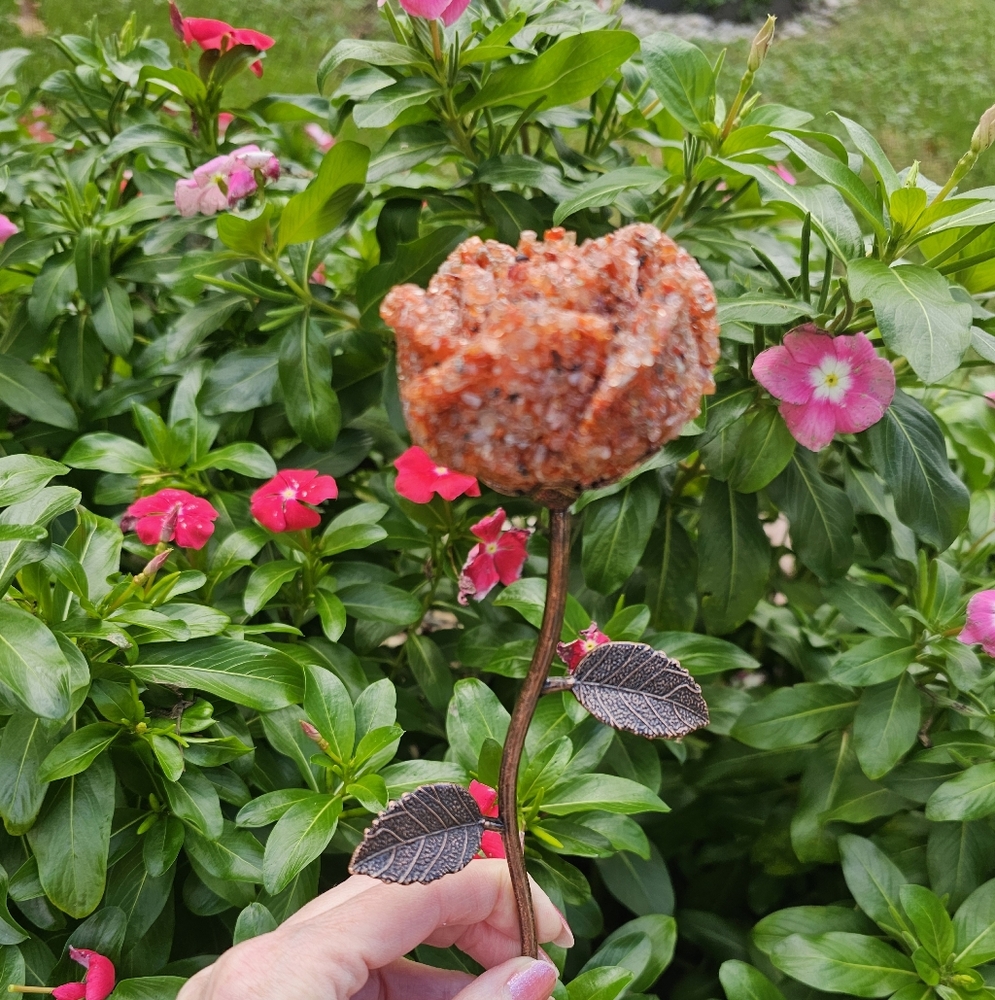 Sandstone Crystal Rose